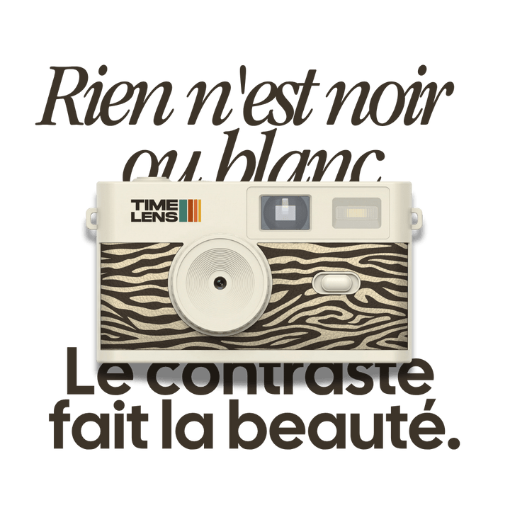 Appareil photo TimeLens® Cream Zebra - TIME LENS - TL0120 - 