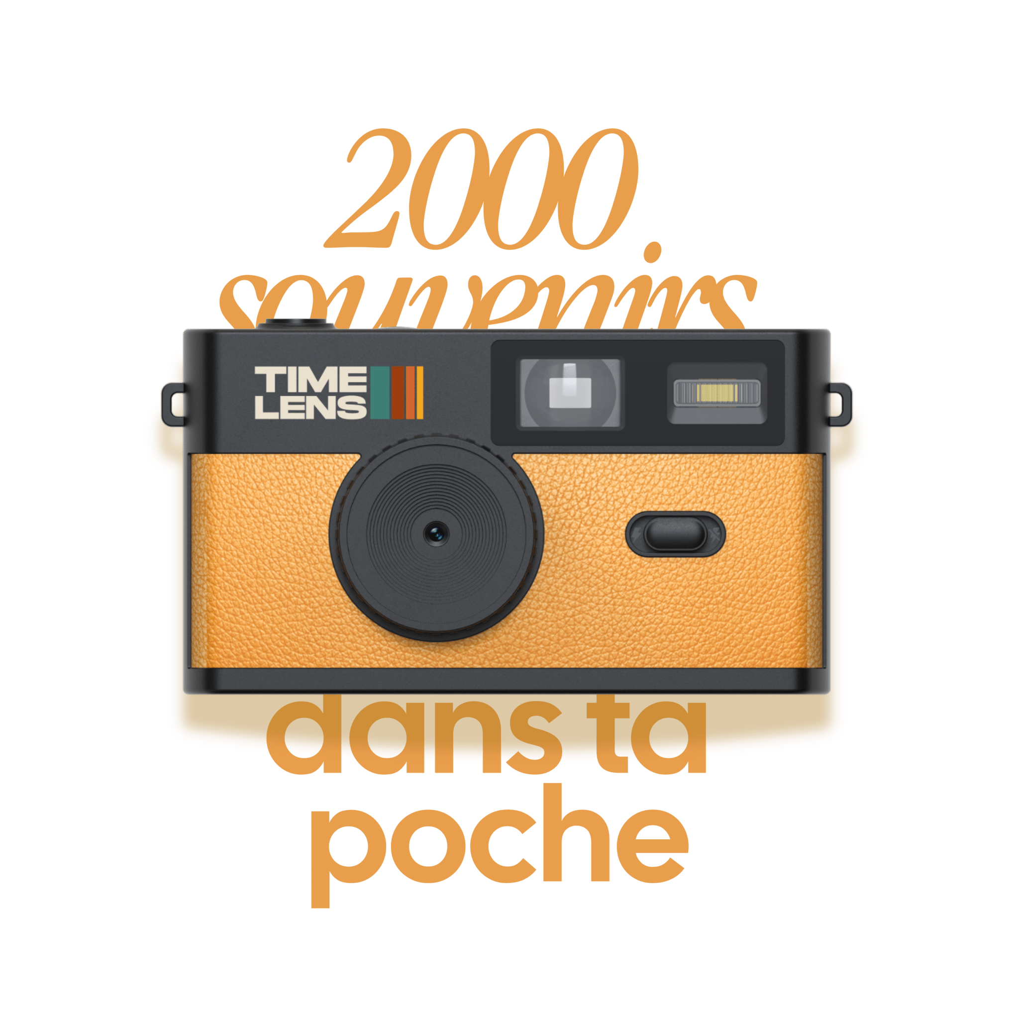 Appareil photo TimeLens® Jaune - TIME LENS - TL0105 - 