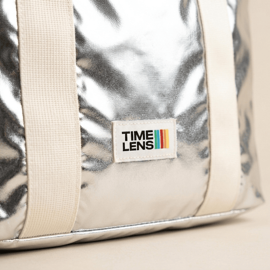 Tote Bag 80's Silver - TIME LENS - TL-TOTE-SIL80 -